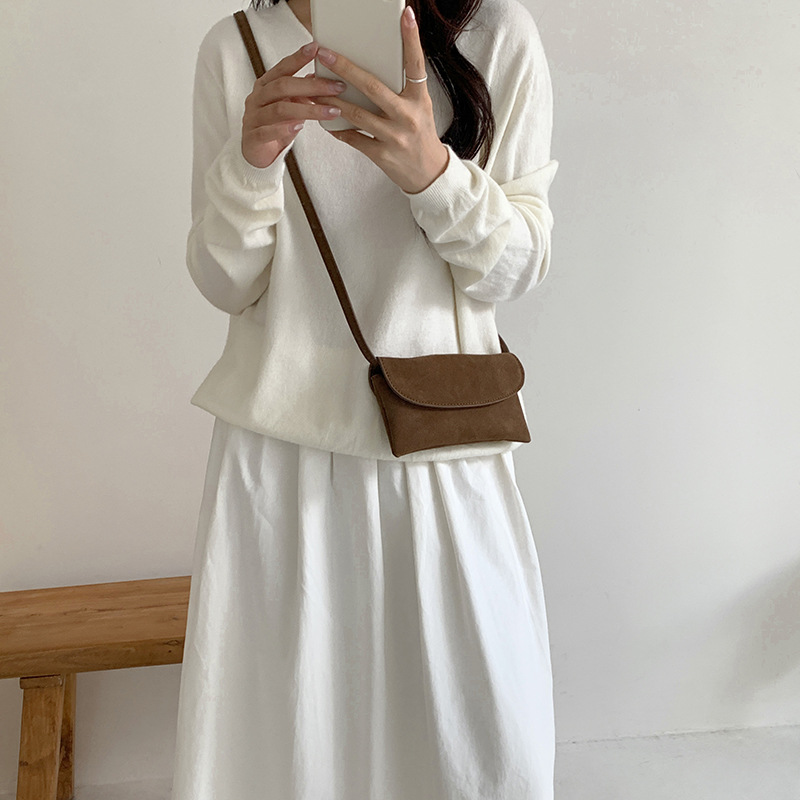 Luxury Bags News - Nieuwe Mini Crossbody Tas Mode Effen