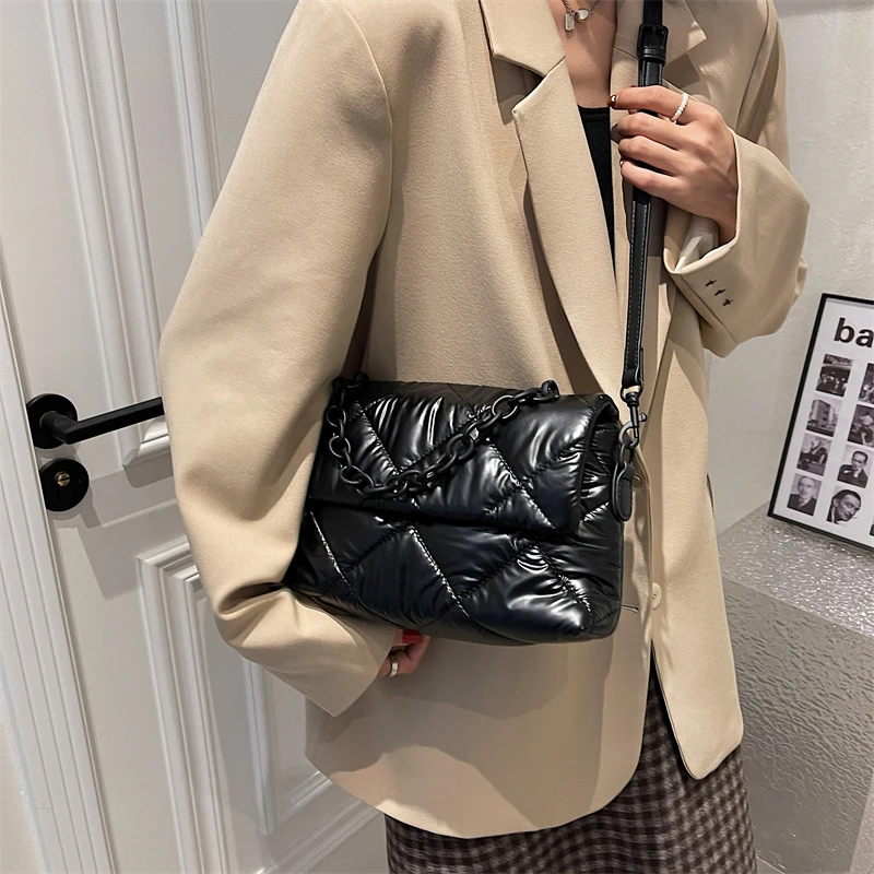 Mode Lingge Acryl Ketting Gewa - Chain Crossbody Quilted recensie en prijs