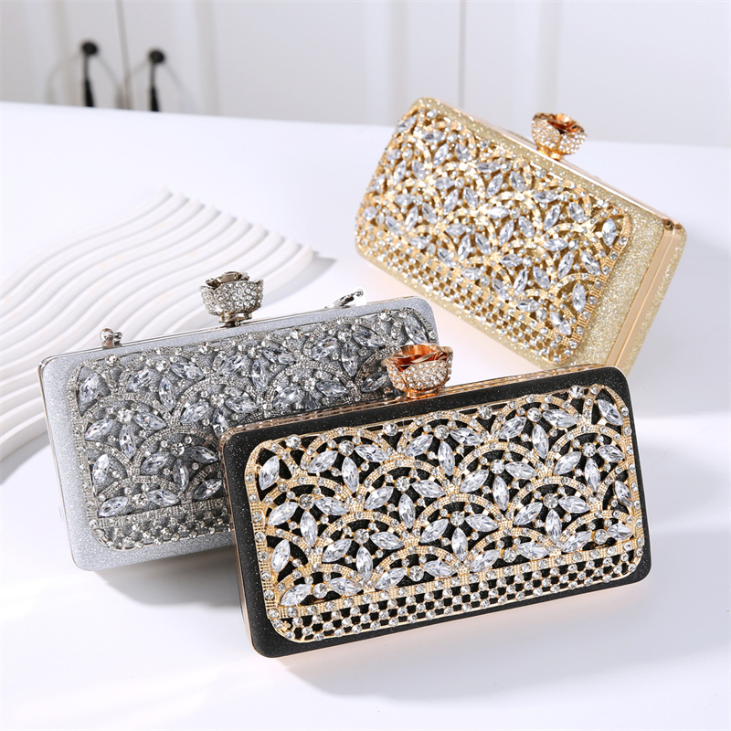 Luxe diamanten metalen frame a - Luxury Bags In Dubai recensie en prijs