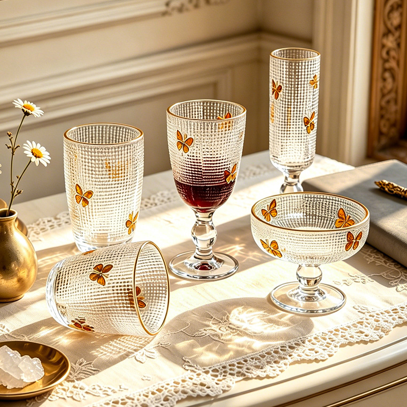 Luxe champagne glas ijsbeker,  - Luxury Bags Hand Painted recensie en prijs