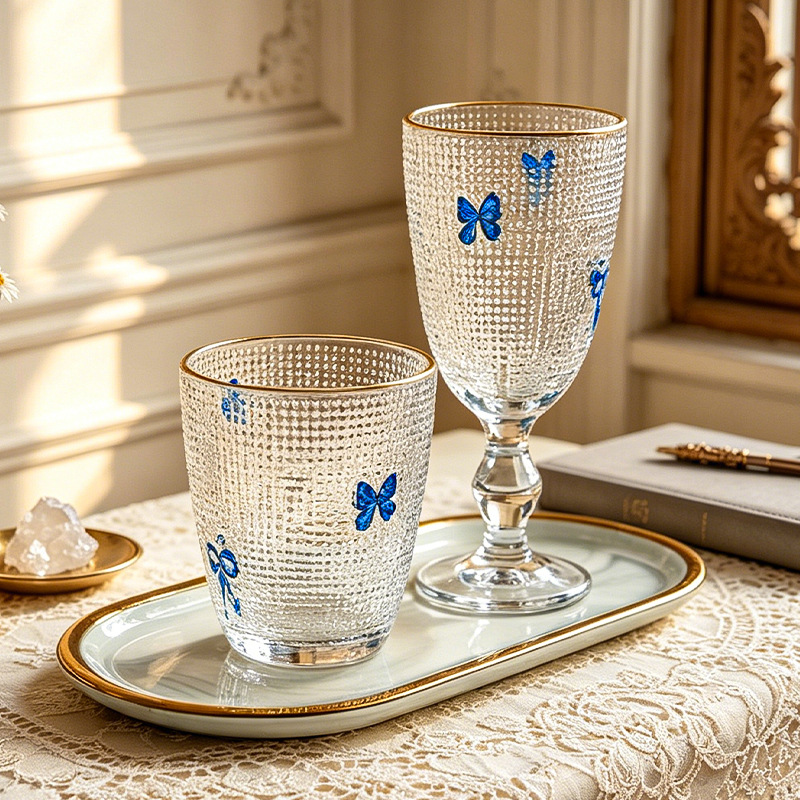 Luxe champagne glas ijsbeker,  - Luxury Bags Hand Painted recensie en prijs