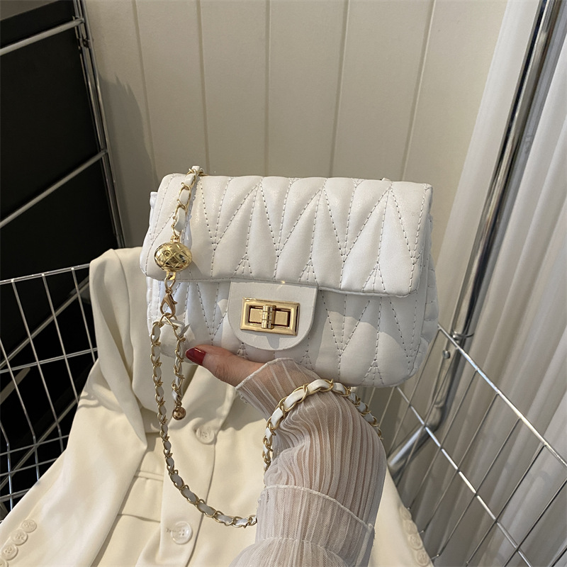 Dames gewatteerde PU crossbody - Chain Crossbody Quilted recensie en prijs