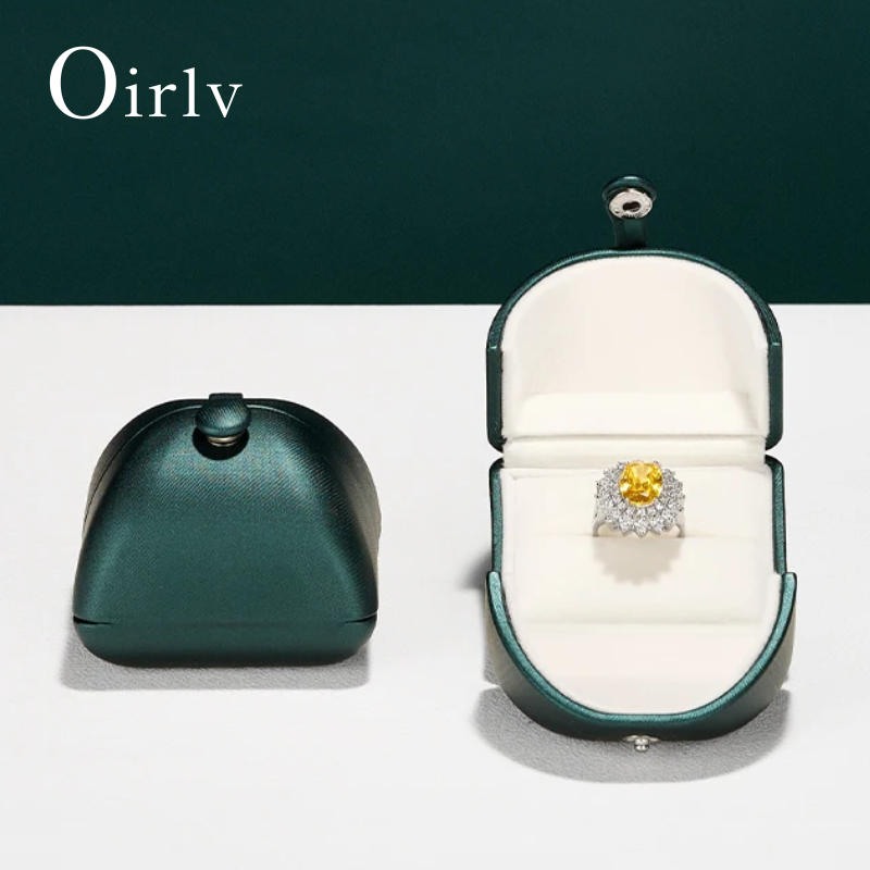 Luxe donkergroene ringendoosje - Luxury Bags List recensie en prijs