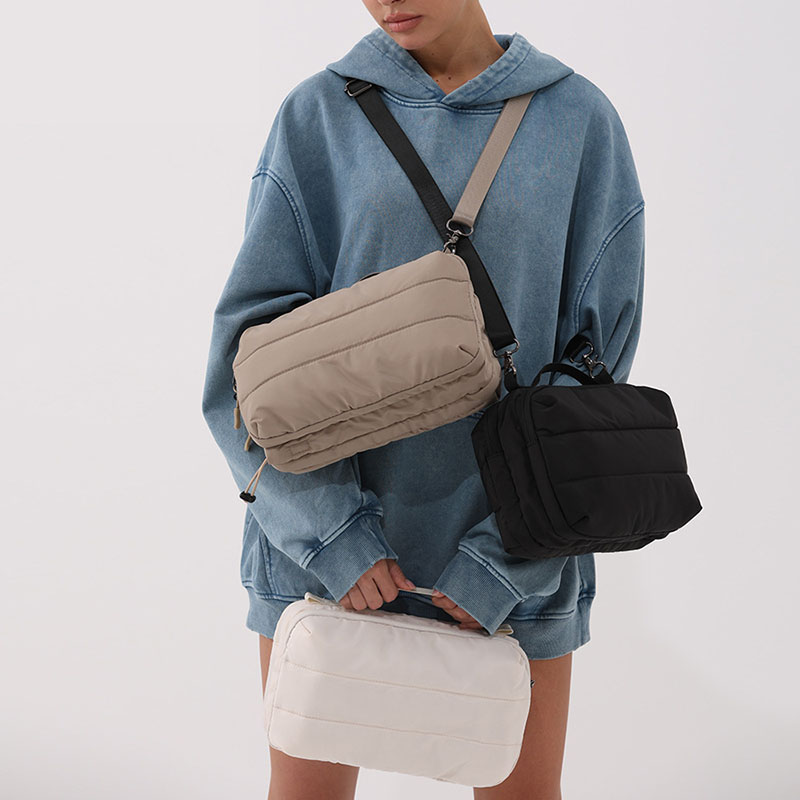 Lichtgewicht nylon puffertas v - Chain Crossbody Quilted recensie en prijs