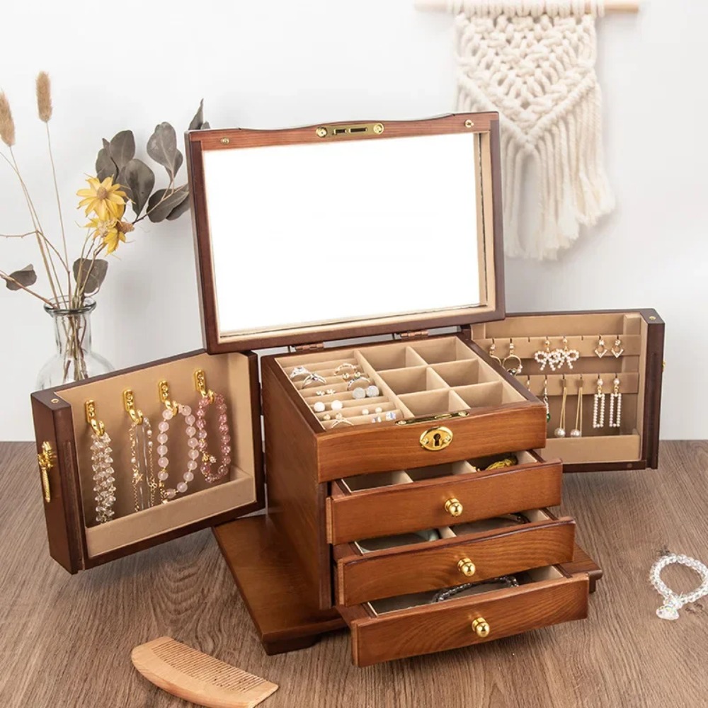 Houten Juwelendoos Organizer O - Luxury Bags List recensie en prijs