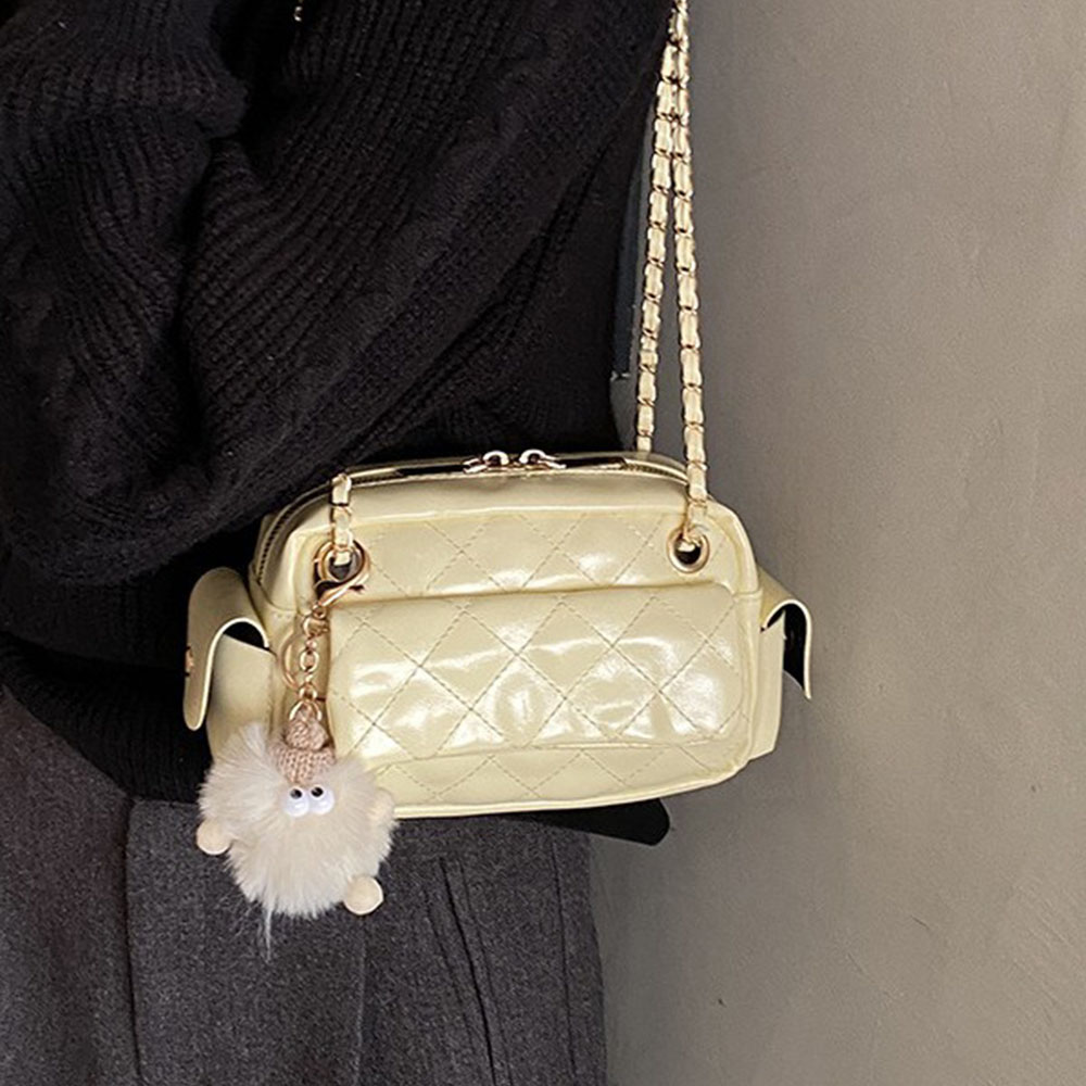 Gestikte patroon kettingdesign - Chain Crossbody Quilted recensie en prijs